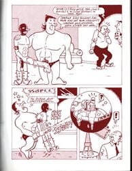 clothing comic glunderende_gluurder monochrome suske suske_en_wiske tagme translation_request underwear wiske yaoi