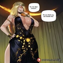 queen marika the eternal from elden ring by tillian