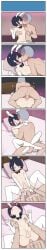 anal_sex blush bunny_ears climax climaxing collar comic cum_in_pussy cumming cumming_while_penetrated ejaculation ejaculation_while_penetrated enjoying_sex erect_nipples erect_penis femboy feminine_faced_male feminine_male fucked_in_the_ass head_thrown_back high_resolution highres kissing light_skinned_femboy long_gloves long_socks long_stockings make_love male male_on_femboy male_only nipples_play orgasm original original_character otokonoko perky_nipples pinching_nipples shaved_head short_hair_male trap white-stew yaoi