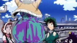 ass_expansion bad_edit big_ass deku distorted edit mina_ashido my_hero_academia omgbruh420_(editor) screenshot_edit uraraka_ochako