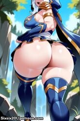 ai_generated ashe_(league_of_legends) ass league_of_legends sixsix201