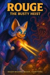1girls ai_generated breast_beam cleavage demon fake_game female fully_clothed gem gold_(metal) huge_breasts jewelry large_breasts monster rouge_the_bat solo sonic_(series) sonic_the_hedgehog_(series) treasure weaponized_breasts