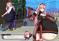 blueb140 fire_emblem fire_emblem:_three_houses hilda_valentine_goneril tagme vore vore_belly