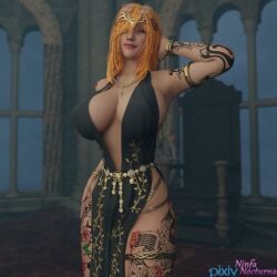 1girls 3d big_ass big_breasts big_thighs breasts bust busty curvaceous curvy curvy_figure elden_ring female fromsoftware hips huge_ass huge_breasts large_ass large_breasts light-skinned_female light_skin mature mature_female monique_(ninfanocturna) ninfanocturna original original_character queen_marika_the_eternal_(cosplay) slim_waist tattoo tattoos thick thick_hips thick_legs thick_thighs thighs voluptuous voluptuous_female waist wide_hips