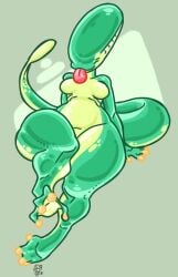 1girls alien alien_(franchise) alien_girl amphibian bottom_heavy breasts curvaceous curvy curvy_figure cute eva_(torururuu) female female_only frog front_view hybrid long_tail no_eyes nude slim_waist small_breasts solo solo_female tail thick_thighs tongue tongue_out torururuu voluptuous voluptuous_female webbed_feet webbed_hands wide_hips xenomorph