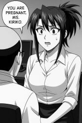 ai_generated daraku_onna_kyoushi_hakai depravity pregnant ragawa_kiriko shocked_expression