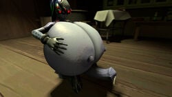 3d breast_expansion breast_hold cum ejaculation futanari gigantic_breasts huge_breasts huge_cock intersex overwatch penis_growth source_filmmaker veiny_penis widowmaker zccblp