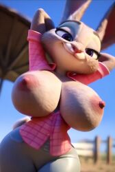 1anthro 1female 1girls accurate_art_style ai_generated anthro anthro_female anthro_focus anthro_only armpits arms_behind_head arms_up black_pupils bunny_ears bunny_girl bunny_tail bunnygirl button_down_shirt civitai coloredbin.ai coloredbin_ai cotton_tail curvy curvy_anthro curvy_ass curvy_butt curvy_female curvy_figure ears_up farm farm_background farmgirl female female_anthro female_focus female_only front_view front_view_focus fully_clothed fully_clothed_anthro fully_clothed_female grey_body grey_fur hands_behind_head hands_up huge_boobs huge_breasts huge_breasts judy_hopps large_boobs large_breasts large_tits looking_at_viewer looking_down looking_down_at_viewer low_angle low_angle_view mouth_closed open_top open_topwear outdoor_exposure outdoor_nudity outdoors partially_clothed pink_areola pink_inner_ear pink_nipples pink_nose pink_shirt plump_boobs plump_breasts plump_tits purple_eyes seductive seductive_eyes seductive_gaze seductive_look seductive_smile smile smiling smiling_female solo solo_anthro solo_female solo_focus tail upper_body upper_body_focus zootopia