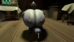 3d breast_expansion breast_hold cum ejaculation futanari gigantic_breasts huge_breasts huge_cock intersex overwatch penis_growth source_filmmaker veiny_penis widowmaker zccblp