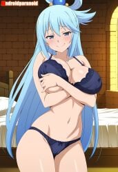 1girls ai_generated aindroidparanoid aqua_(konosuba) ass ass big_ass big_breasts big_butt breasts busty curvy cute fat_ass female female_only hair hi_res hips huge_ass huge_breasts human kono_subarashii_sekai_ni_shukufuku_wo! konosuba large_ass large_breasts legs lingerie narrow_waist slim_waist tagme thick_ass thick_thighs voluptuous waist wide_hips