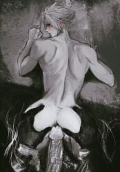 2boys ass cloud_strife final_fantasy final_fantasy_vii gay gay_sex male penis sephiroth yaoi