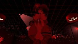 big_breasts fap_nights_at_frenni's fexa fishnet_armwear fishnets fnia fredina's_nightclub fully_nude futa_cock futanari futanari huge_hips huge_thighs nipple_piercings precum uneven_balls vrchat vrchat_avatar