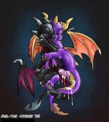 cum cynder dragon female hi_res male penis pussy spyro spyro_the_dragon video_games