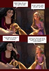 hairjob hairjob_heaven mother_gothel rapunzel rapunzel_(tangled)