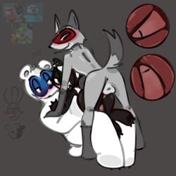 animal animal_penis ape ass badger balls cheetah cuntboy dalilah_(kingdom_force) furry gay gay_sex gorilla grabbing_belly icysicanseeyou intersex jabari_(kingdom_force) kingdom_force luka_(kingdom_force) norvyn_(kingdom_force) penis polar_bear t.j._(kingdom_force) wolf