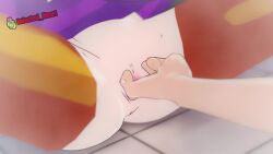 3d animated devil_fruit_power fingering infected_heart latex nami_(one_piece) nico_robin one_piece sound tagme taped_nipples video yuri