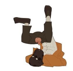 base blush blush clickold clickolding clothed clothed_male cum cum_drip cum_on_face cum_on_face_mask cum_on_mask cum_on_self digital_media_(artwork) eyes_open fanart feet_up full_body fully_clothed hands-free hands_behind_back leaking leaking_cum leaking_precum legs_up light-skinned_male male male_focus male_only mask masked masked_male on_back open_fly pants_open penis_out precum precum_drip precum_on_face precum_on_self seacritter self_upload shoes small_penis solo solo_focus sweat sweating threetreesguild_(artist) twitching twitching_penis upside-down wide_eyed