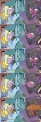 absurd_res anal anus ass balls bat_pony blue_body blue_eyes bodily_fluids butt_sniffing camera_view comic creepshot_(porcelon) dialogue diarrhea dirty_talk dock_(anatomy) eating_feces eerie_shrine_(porcelon) emetophilia equid equine erection fan_character feces feces_in_mouth fellatio female female_rimming_male feral ffm_threesome friendship_is_magic genitals green_body group group_sex happy hasbro hi_res horse male male/female mammal musk my_little_pony mythological_creature mythological_equine mythology on_hind_legs onomatopoeia oral pegasus penile penis pony pooping_on_another porcelain_wave_(porcelon) porcelon puffy_anus purple_body raised_tail recording rimming rimming_male saliva saliva_on_anus saliva_on_balls saliva_on_face saliva_on_penis saliva_on_tongue saliva_string scat scatplay sex smile sniffing sound_effects spread_butt spreading sucking_anus sweat tail tan_eyes text threesome trio vomit vomiting vomiting_on_another wings