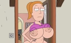 huge_ass huge_breasts rick_and_morty summer_smith useless_clothing
