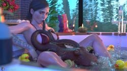 3d bikini ellie_(the_last_of_us) ellie_williams eroguysensei female naughty_dog octopus orgasm orgasm_face tagme tattoo the_last_of_us the_last_of_us_2 zoophilia
