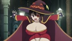 huge_ass huge_breasts kono_subarashii_sekai_ni_shukufuku_wo! megumin useless_clothing
