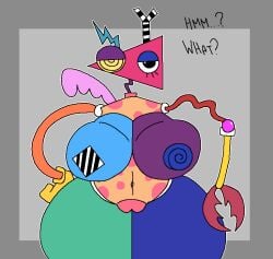 1girl 2d 2d_(artwork) 2d_artwork belly belly_button big_ass big_boobs big_breasts big_butt big_thighs boobs breasts eyelashes female female_focus female_only ferman glitch_productions looking_annoyed looking_at_viewer pussy tadc the_amazing_digital_circus thick thick_ass thick_butt thick_hips thick_legs thick_thighs thighs vagina voluptuous voluptuous_female zooble_(the_amazing_digital_circus)