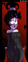 beetlejuice black_hair davidsanchan halloween jumpsuit long_hair lydia_deetz nipples tagme undressing