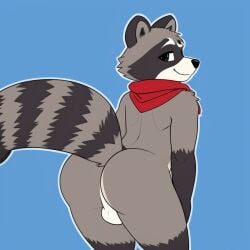 ai_generated anthro ass gay indigo_park raccoon rambley_(indigo_park) rambley_raccoon self_upload stable_diffusion stufffromai