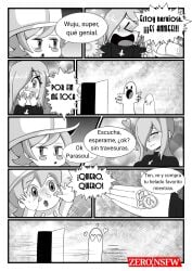 doujin female human manga_page parasoul sisters skullgirls spanish spanish_dialogue spanish_text umbrella_(skullgirls) video_games zerohe_art_blue