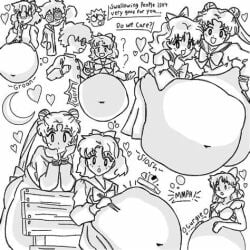 bishoujo_senshi_sailor_moon blueb140 bow clothing naru_osaka sailor_moon skirt tagme umino_gurio usagi_tsukino vore vore_belly