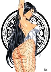 1girls 2018 arms_above_head ass big_breasts black_hair black_tattoo blue_eyes breasts color dated dc dc_comics ed_benes_studio female female_ass female_only fishnet fishnet_stockings fishnets from_behind from_side highleg highleg_leotard homo_magi human justice_league leotard lipstick logomancer long_hair magician nail_polish nipples nipples_visible_through_clothing pinup red_nail_polish red_nails shoulder_tattoo sigil signature solo sorceress straight_hair tattoo thighs vagner_fernandes white_background white_leotard witch zatanna zatanna_zatara