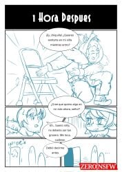 beowulf_(skullgirls) doujin female human male manga_page skullgirls spanish spanish_dialogue spanish_text umbrella_(skullgirls) video_games wip zerohe_art_blue