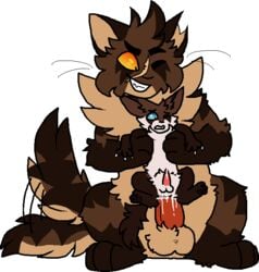 anal anal_sex anthro balls cub cum cum_in_ass cum_inside duo erection gay gay_domination gay_sex hawkfrost_(warriors) incest larger_male male male/male mammal nude penetration penis sex size_difference smaller_male tigerstar_(warriors) warriors_(cats) yaoi young