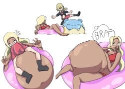 ace_trainer_(pokemon) ace_trainer_(pokemon_xy) blueb140 pokemon swimmer_(pokemon) swimmer_(pokemon_xy) swimsuit tagme vore vore_belly