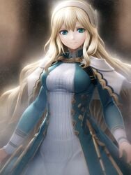 1girls ai_generated armsleeves blonde_hair blue_eyes female kuroipiyo kuroipiyo(artist) lulunarde_(wizardry_variants_daphne) wizardry wizardry(daphne) wizardry_variants_daphne