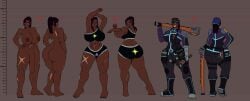 character_design dark-skinned_female futanari hiastobasement_(artist) kelyth_(hiastobasement) oc strong_woman