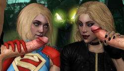 3d blonde_hair blue_eyes dc dc_comics eltanotator injustice_2 supergirl