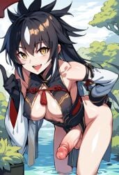 1futa abdomen ai_generated balls big_penis blush_breasts breast_grab breasts breasts breasts_out cock cosplay cum dick dickgirl dickgirl/dickgirl dickgirl/female dickgirl_penetrating erection eyes fate fate_(series) futa_focus futa_only futanari futasub hair huge_cock legs light-skinned_futanari long_hair looking_at_viewer low-angle_view medium_breasts nagao_kagetora_(fate) naked naked_female nipple_slip nipples nude nude_futanari nudity penis precum solo standing sweat uncensored