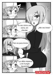 doujin female human manga_page parasoul sisters skullgirls spanish spanish_dialogue spanish_text umbrella_(skullgirls) video_games zerohe_art_blue