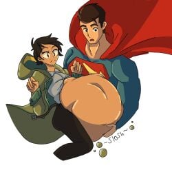 blueb140 clark_kent clark_kent_(my_adventures_with_superman) dc dc_comics lois_lane lois_lane_(my_adventures_with_superman) my_adventures_with_superman superman tagme vore vore_belly