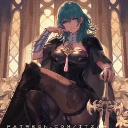 1girls byleth_(fire_emblem) byleth_(fire_emblem)_(female) fire_emblem fire_emblem:_three_houses itzah solo_female tagme video