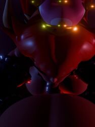 1boy 1girls 3:4 3d 3d_animation animated blowjob bowsette fellatio female female_focus go_d_kick longer_than_30_seconds male_pov mario mario_(series) mario_and_luigi_(series) muscular muscular_female oral pov red_bowsette vertical_video video