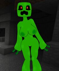 creeper from minecraft by spaghettibananas
