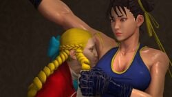 2girls 3d 3d_model armpit_licking armpit_sniffing armpit_sweat armpits armpits_fetish asian chun-li disgusted dominant_female domination femdom karin_kanzuki muscular_female sexy_armpits smell smell_fetish smelly smothering source_filmmaker stinky_armpits street_fighter street_fighter_6 sweaty_armpits tank_top worship yellowluxaresfm_(artist) yuri