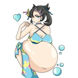 blueb140 ex_style_(pokemon_masters) marnie_(pokemon) pokemon pokemon_masters summer_marnie_(pokemon_masters) swimsuit tagme vore vore_belly