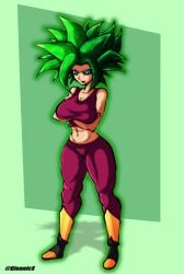 big_breasts dragon_ball_super dragon_ball_z female female_focus gionnic_art gionnic_art_(artist) gionnics kefla kefla_(dragon_ball) solo_female thighs voluptuous_female