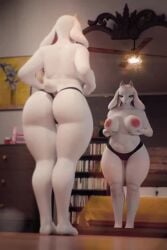 2:3 3d 3d_(artwork) 3d_animation animated anthro areola ass big_breasts big_butt blinking boss_monster_(undertale) bovid breasts caprine clothed clothing curvy_figure digital_media_(artwork) dogzeela_(modeler) female fur goat horn inside legs_together long_ears longer_than_10_seconds looking_at_breasts looking_at_mirror looking_at_object looking_at_own_breasts looking_at_self mammal mirror mirror_reflection nevermoredawn nipples panties panties_only rear_view reflection scut_tail short_playtime short_tail shorter_than_30_seconds solo sound standing tagme tail thick_thighs topless toriel undertale undertale_(series) underwear underwear_only vertical_video video voluptuous white_body white_fur wide_hips