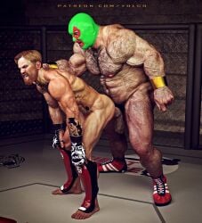 beard conor_mcgregor gay gay_anal gay_sex light-skinned_male light_skin manly manly_gay masculine_bottom masculine_male muscular muscular_male real_person size_difference yaoi yolco