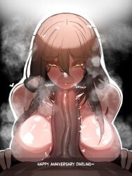 big_breasts big_penis blowing blowjob blowjob_face caption cheating cuckold cuckolding cuckoldry dark-skinned_male dark_skin kinkylingky netorare ntr phone pic picture strike_witches sweat