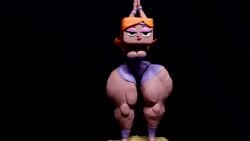 3d aku animated ass_up big_ass clay_(medium) claymation debbie_turnbull muscle_goddesses robotboy sound splits stop_motion stretching tagme thick_thighs video yoga